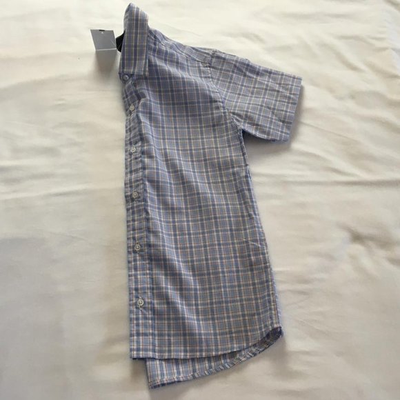 Oscar de la Renta Shirt Short Sleeve Sz 8Y boysg29 - Picture 4 of 9